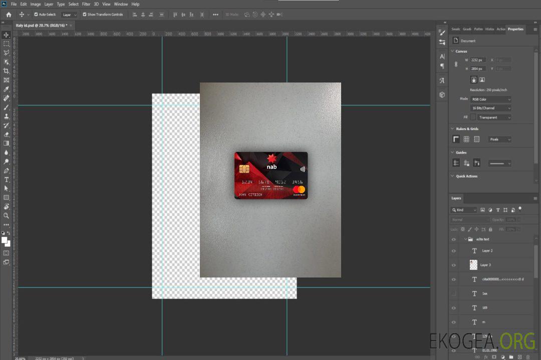 USA NAB bank mastercard photolook recto template USA NAB bank mastercard photolook recto template